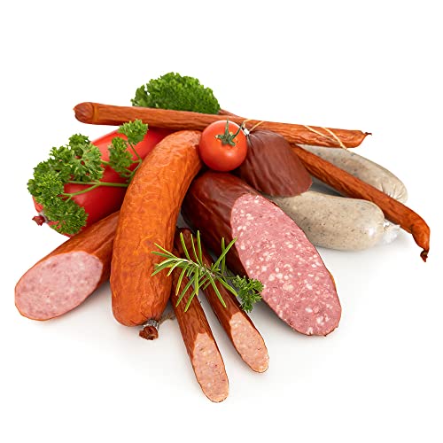 Probierpaket russische Wurstwaren Spezialitäten Schlemmerpaket Mix 2,3 KG - Leberwurst, Fleischwurst, Krakauer, Salami