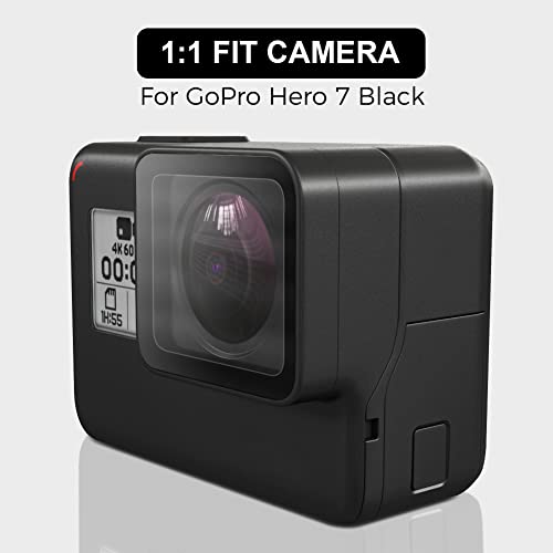 Lentes protectoras para GoPro Hero 7 Black pack de 2 cristales de repuesto trasparentes 3