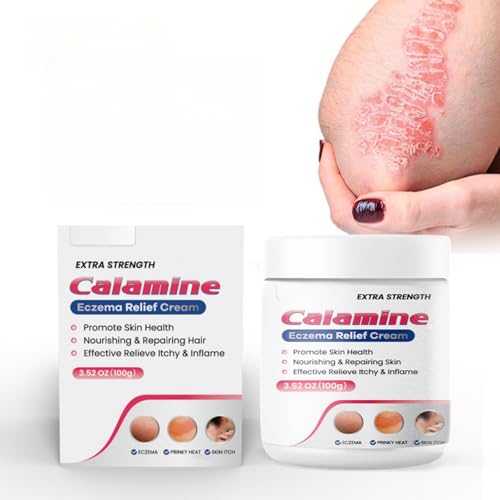 NOVOLAN Eczema Relief Cream 100g Healing Skin Care Cream for Eczema Relieves Itching Dryness Scaling Soothes Irritated Skin Ideal for Foot & Hand Dermatitis Moisturizes & Repairs Skin Barrier