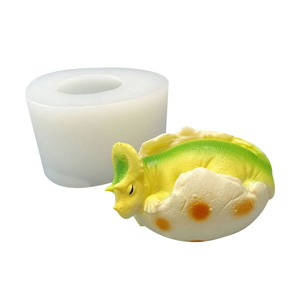 oringnat 3D Cartoon Dinosaur Tyrannosaurus Silicone for Creative Fondants Cake Decorations