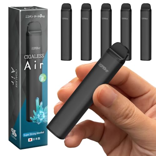 ismoke CIGALESS Air dq^oR ĝ 2500z\ VAPE e  jR` ^[ ACX[N VKX GAt[ o͒(d 8mg, X[p[XgO\[ 5{)