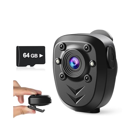 KSADBOSSBO Body Camera with 1080P Recording Spy Hidden Wireless...