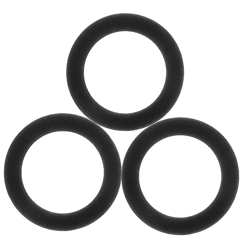 KICHOUSE 3pcs Recorder Pulley Belt Replacement for Cassette Tape Machines Idler Wheel Precise Dimensions for Stability Performance Easy to Install Compatible Various Recording Devices