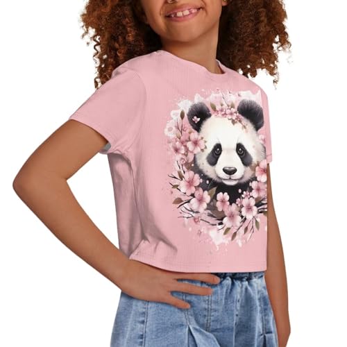 Crop Top for Little Girls Trendy Summer Shirts for Teen Girls for Daily Wear4