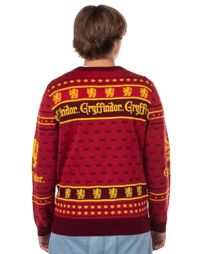 Harry Potter Sweater Men's Hogwarts House Crests Logo - Image 2