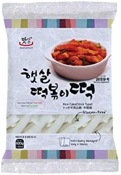 Matamun Rice Cake Stick-ciasto ryżowe tube (patyczki) 600 g, koreański Tteok-bokki