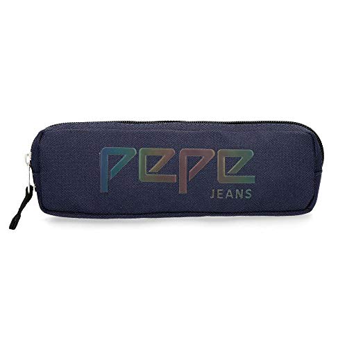 Preisvergleich Produktbild Pepe Jeans Osset Federmäppchen Blau 22x7x3 cms Polyester