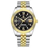 reloj acero y oro mujer Movimiento japonés preciso y fiable: Equipado con un mecanismo japonés que ofrece una medición exacta y estable de la hora. Reduce el mantenimiento y garantiza un rendimiento constante, ideal para quienes buscan puntualidad, calidad y un reloj diseñado para durar muchos años.