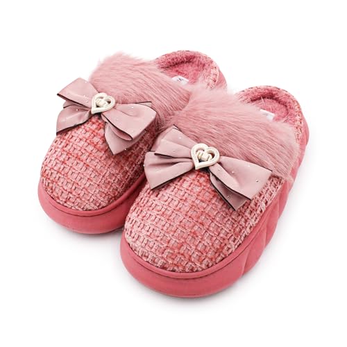 Image of VRITRAZ Women's Comfort Slip On Closed Toe Warm Winter House Clog Indoor Slipper