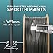 PLA Filament 1.75mm, Gray PLA 3D Printer Filament 1.75 1kg - PolyLite 1.75 PLA Filament Grey 3D Printing Filament, Dimensional Accuracy +/- 0.03mm, Compatible with Most 3D Printers