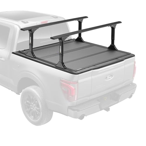 RealTruck BAK MX4 TS Hard Folding Truck Bed Tonneau Cover | 449339TS | Fits 2021-2026 Ford F-150 (Including 2022+ Lightning) 5 6 Bed (67.2)