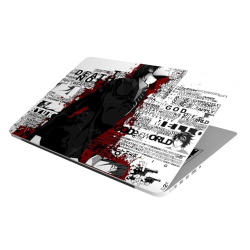 Image of Laptop Skin Stickers HD Quality Sticker for Laptops Upto 15.6 inch (Dustproof|Waterproof|Scratchproof|Reusable) - BE Death Note