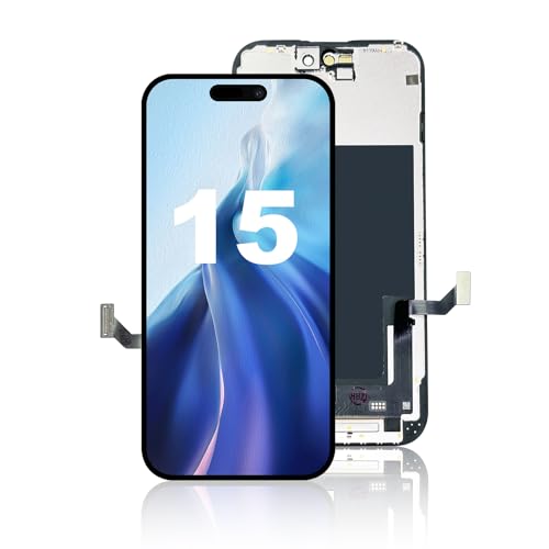 for iPhone 15 Screen Replacement Wholesale Full HD LCD Display 3D Touch Digitizer Frame Assembly with Waterproof Adhesive for (Models A2846 A3089 A3090 A3092) 6.1 inch No Repair Tools