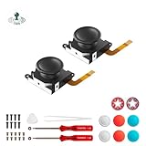 AKNES GuliKit TMR Joysticks Remplacement pour Switch OLED/Switch/Switch Lite JoyCon, No Dr...