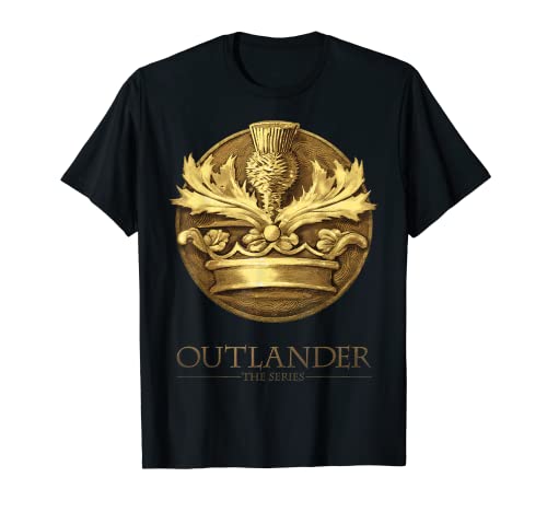 Outlander The Thistle Of Scotland Portrait Camiseta
