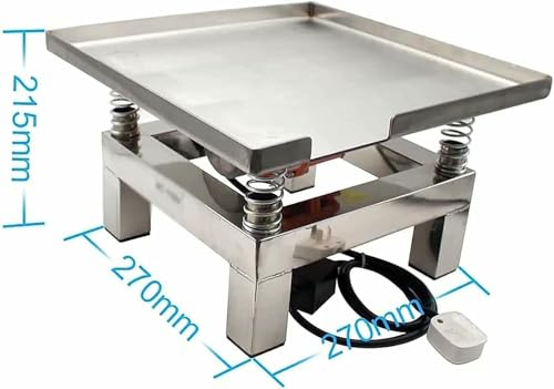Plataforma Vibratoria para Hormigón, Mesa Vibradora Pequeña de Acero Inoxidable, Banco de Pruebas Vibratorio, Compactador, Mesa Vibratoria Mini miniatura 2