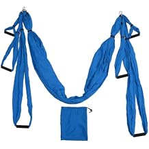 Aerial Yoga Swing Set,Yoga Hammock Hanging Swing,Aerial Yoga Swing Set Ceiling Mount Accessories,Polyester Cotton Adjustable Improve Flexibility Yoga Hammock for Physical Exercise