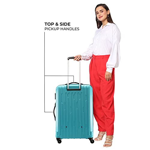 Image of Stony Brook by Nasher Miles Storm Hard-Sided Polycarbonate Check-in Luggage Teal 28 inch |75cm Trolley Bag