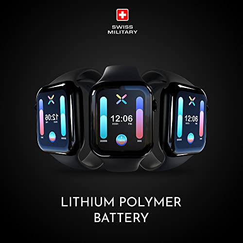 Image of SWISS MILITARY Ankaa Smart Watch with 7 Days Battery Life, Full Touch HD Display, 24 * 7 Heart Rate Monitor, Sleep Monitoring.