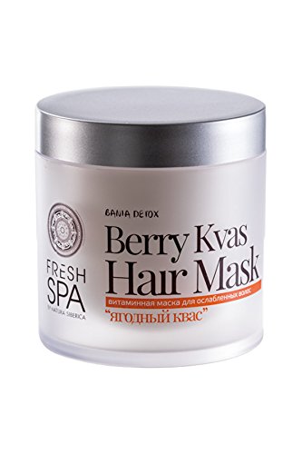 Natura Siberica FS Russkaja Bania Detox Vitamin Hair Mask Berry Kvas, 400 ml