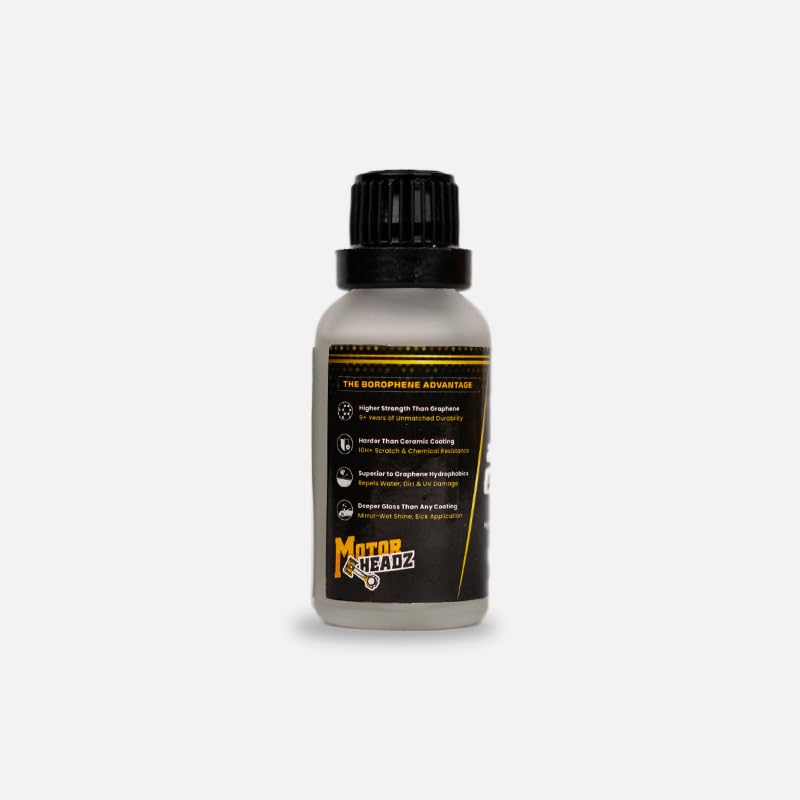 MotorHeadz Borophene Ceramic Coating Kit, 30ml, 10H+ Hardness