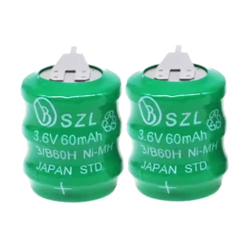 Pack 2 Baterías Recargables 3.6V 60mAh Ni-Mh miniatura 1