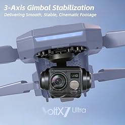 Alternative view of 3-Axis Gimbal GPS Drone with 4K Camera for Adults, 90 Min Long Flight Time,3280 FT Long Control Range, Auto Return, Follow Me, Brushless Motor, 5G FPV RC Quadcopter for Beginners(Under 249g)