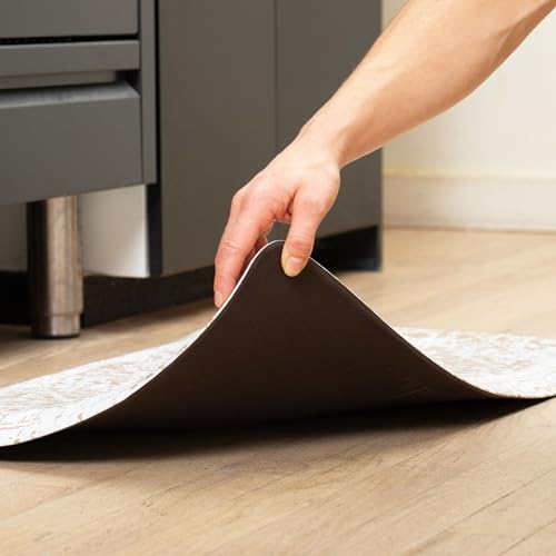 Sparrow & Lily S&L-01 Beige Boho Kitchen Floor Mats Cushioned Anti Fatigue, 3/4 Inch Thick Memory Foam Rug For Sink, Pvc Non Slip Pad, Easy To Clean thumb #5
