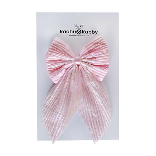 Image of Radhu & Kabby Trendy Bow Tie Clip | Comfortable Hair Accessories | Best Gift for Women /Girls | Fancy & Stylish | Anti-Hair Breakage Hairclips | Birthday Gift | Same As Pic | 3 Pcs
