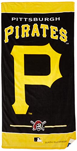 MLB Pittsburgh Pirates Fiber Beach Towel, 30 x 60-Inch