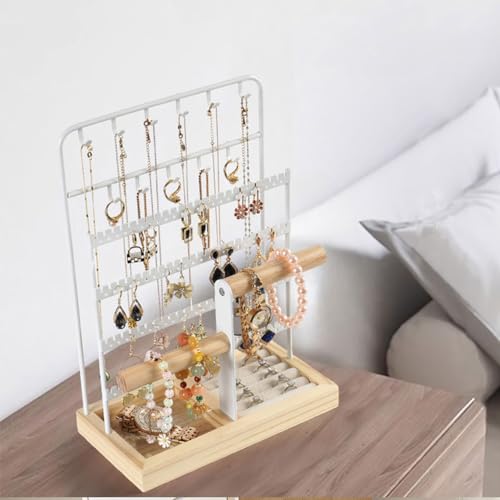 NUODWELL Organisateur de bijoux, support pour colliers, boucles d'oreilles – vue 7