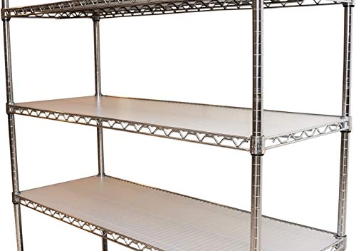 Wire Shelf Liners Set Of 4 (36 X 14 Inches) Plastic Waterproof Acrylic Storage Mat Organization Cover For Metal Shelves #TOP2