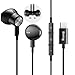 USB C Headphones, Biming Type C Earbuds USB C Earphones with Mic & Volume Control Compatible with Google Pixel 3/2/XL,iPad Pro 2018, OnePlus 6T,Essential Phones,Sony XZ2,MacBook and More