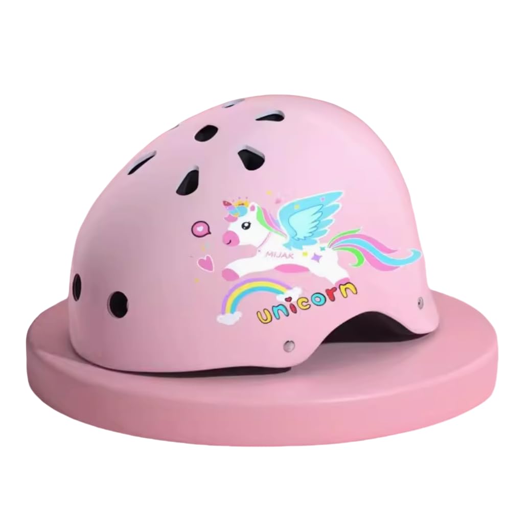 Casque de vélo pour enfant - Licorne - Réglable - Pour fille de 7 à 14 ans - Protection