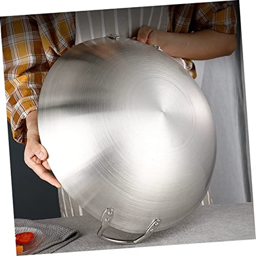Wok de Acero Inoxidable con Doble Asa Ergonomica miniatura 6