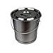 Produktbild Eimer Kücheneimer Futtereimer Milcheimer Sektkühler Edelstahl 20 Liter Deckel