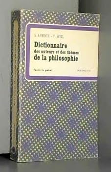 Paperback Dictionnaire des auteurs et des thèmes de la philosophie [French] Book