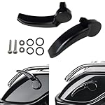 USonline911-Gloss-Black-Saddlebag-Latch-Kit-Stainless-Steel-Saddle-Bag-Lifter-For-CVO-Limited-FLHTKSE-2014-later