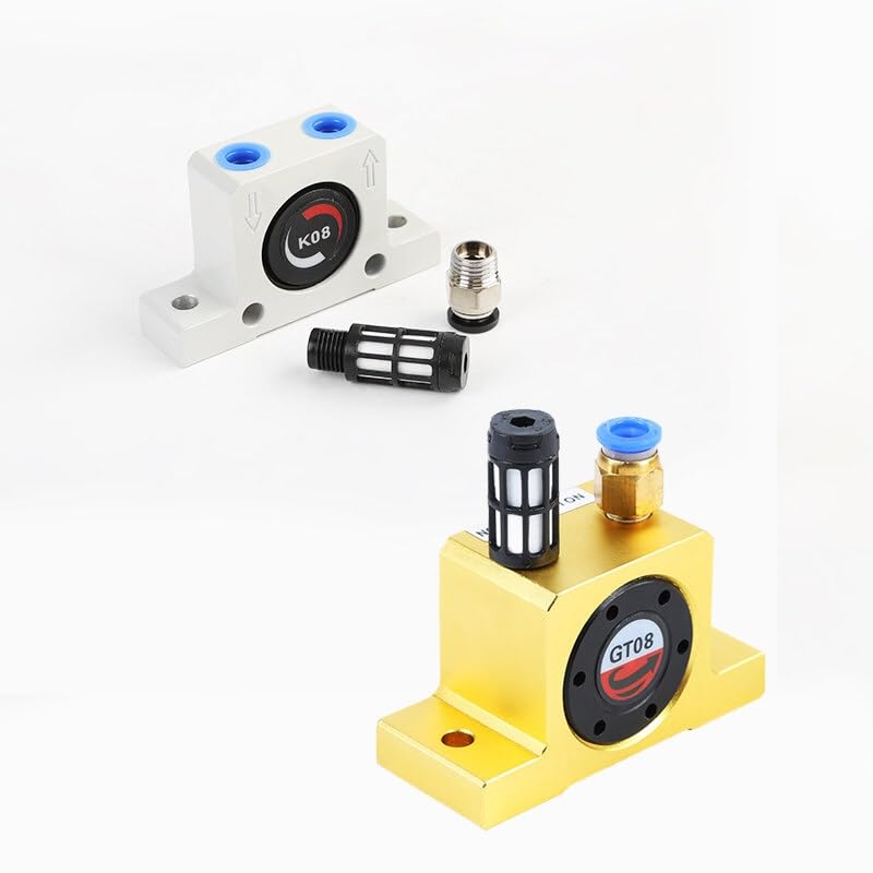 Pneumatic Hammer Vibrator oscillator Powerful XI Small Turbine high Frequency Vibrator Machine gt16/48/25 Percussion Device(GT16)