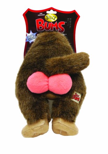 Silly Bums Baboon Bum Plush Dog Toy, Large