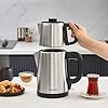 RoyalTea Stainless Steel Smart Tea Maker - 360° Twistable Body, 0.95L Teapot, 1.8L Kettle, Strix Technology, Keep Warm, Automatic Shut Off