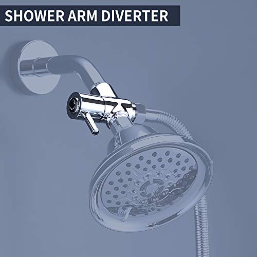 Kes Brass Shower Arm Diverter Valve For Handheld Shower Head And Fixed Shower Head Universal Bathroom Shower System Replacement Component Chrome, Pv14-Ch #TOP4