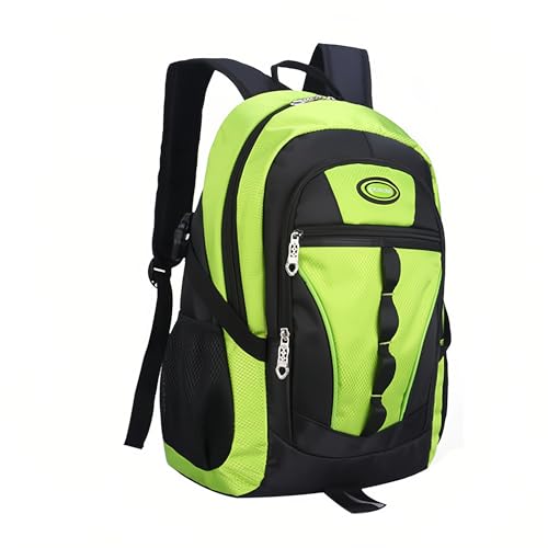 VIDOSCLA Mochila infantil para meninos e adolescentes do ensino fundamental e médio, A# Verde, Color-blocking Style 1, Mochilas de mochila