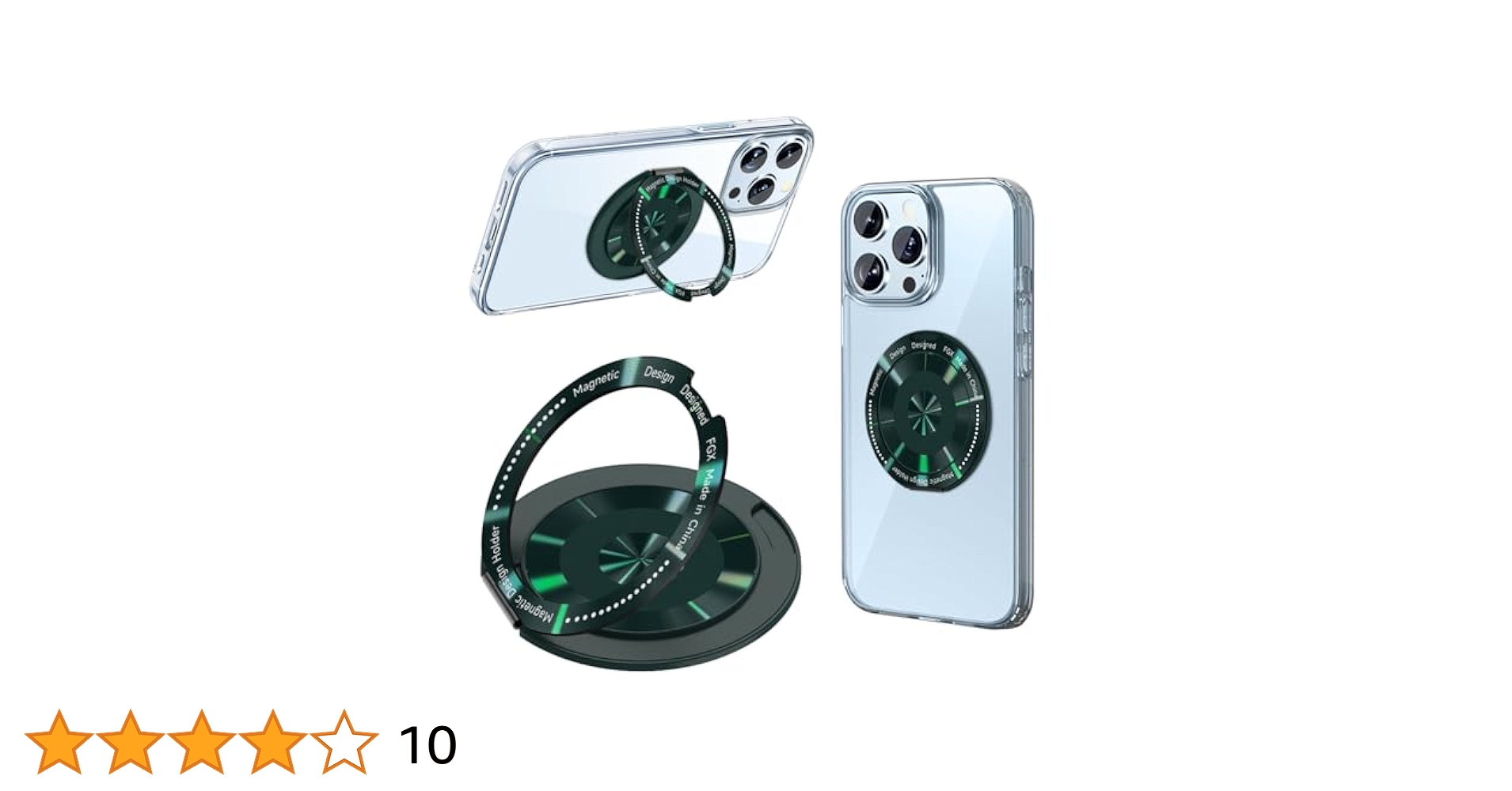 BIGLOBEスマホリング スマホリング マグネット 360度回転 リング 着脱可能 スマホ