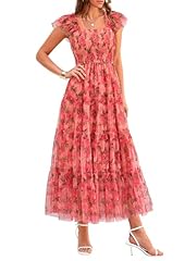 Floral Orange Pink Red