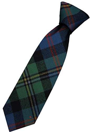 Cravate en Laine Malcolm Ancient Tartan Tissée en Écosse