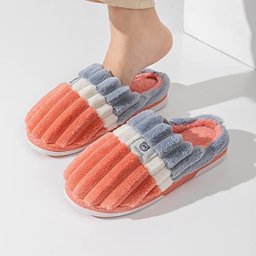 Gibobby Women's Cute Fuzzy Slippers for Indoor Warm Winter Comfort