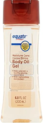 Equate Moisture Care Cocoa Divine Body Oil Gel, 6.8 fl oz (Pack of 2)