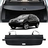 AQAE Cargo Cover Compatible with Lex/us RX350 RX450h 2004-2009 SUV Accessories Retractable Rear Trunk Cover Trunk Security Privacy Screen RX350 RX330 RX400h Cargo Cover 2004 2005 2006 2007 2008 2009