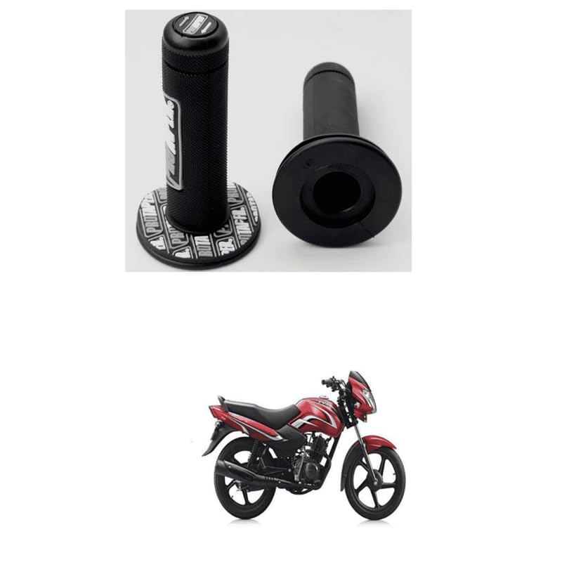 Lovmoto Universal 7/8" Motorcycle Hand Grips Oil for Dirt Bike ATV Pit Bike Used Rubber Bar End Thruster Grip Handlebar Grips Throttle for Most Motorcycle Comfortable with SPO-rt